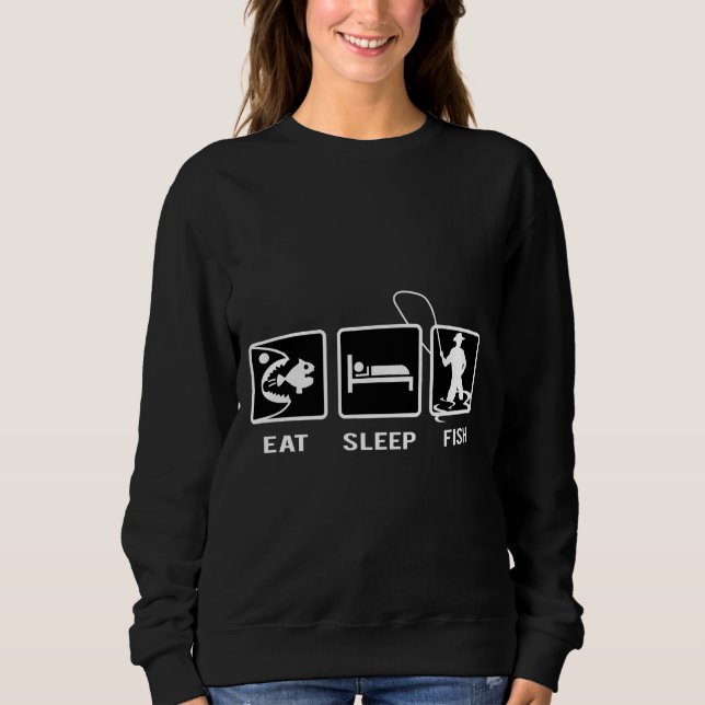 Upprepa 606 fisk i viloläge t shirt (Framsida)