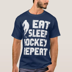 Upprepa 7 för Eat Ssparris Ice Hockey T Shirt