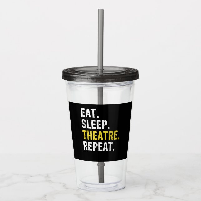 Upprepa Actor Drama Gift Take Away Mugg (Framsida)