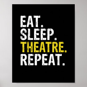 Upprepa Actor Gift med viloläge Poster