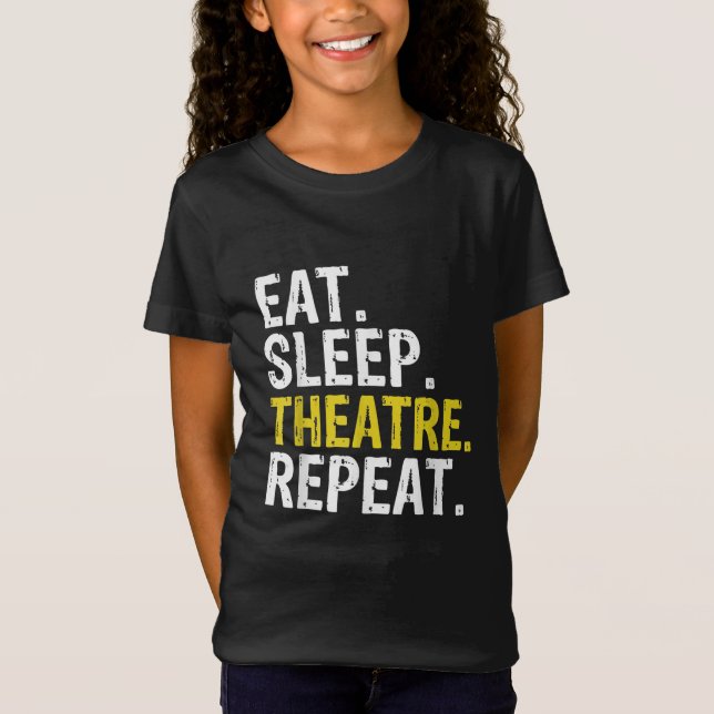 Upprepa Actor Gift med viloläge T Shirt (Framsida)