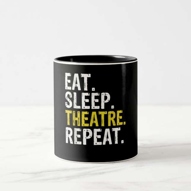 Upprepa Actor Gift med viloläge Två-Tonad Mugg (Center)