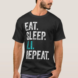 Upprepa AI-omgång i viloläge T Shirt