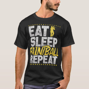 Upprepa Airsoft Paintball med viloläge T Shirt