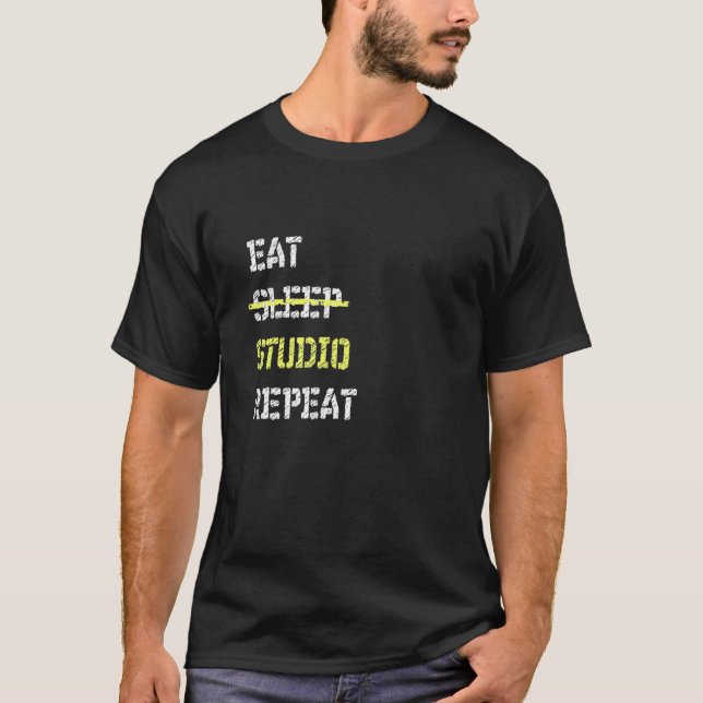 Upprepa arkitektur i Eat Ssov Studio T Shirt (Framsida)