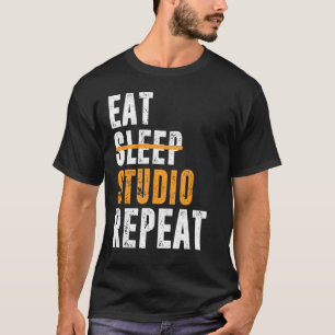 Upprepa arkitekturen för Eat-sömnstudio-upprepad a T Shirt