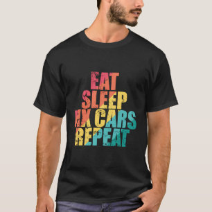 Upprepa automatisk mekanisk omloppsmatning t shirt