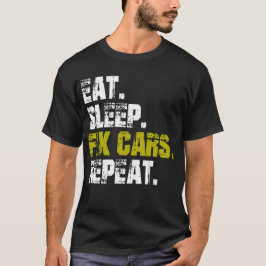 Upprepa automatisk mekanisk omloppsmatning t shirt