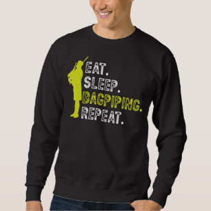 Upprepa Bagpiper Lång Ärmad Tröja