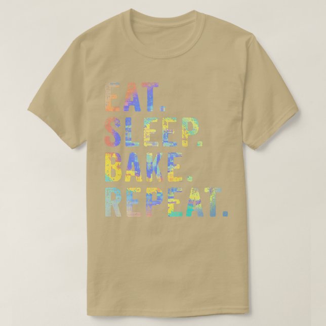 Upprepa bakning av bakbak för bakverk C T Shirt (Design framsida)