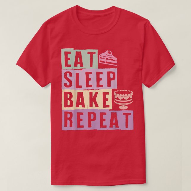 Upprepa bakning av kummelbaker som gör att Älskare T Shirt (Design framsida)