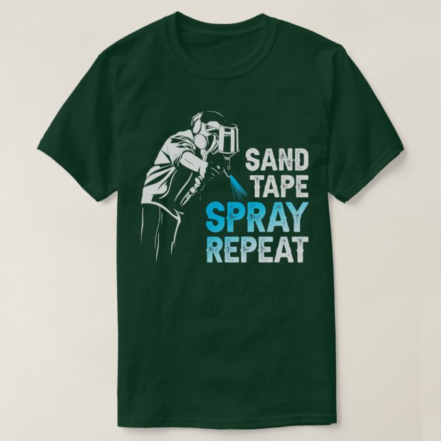 Upprepa banduppspelning t shirt (Design framsida)