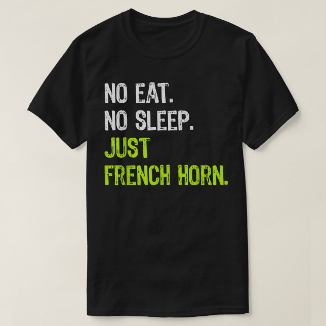 Upprepa bara Franskens horn Musical4 T Shirt (Design framsida)