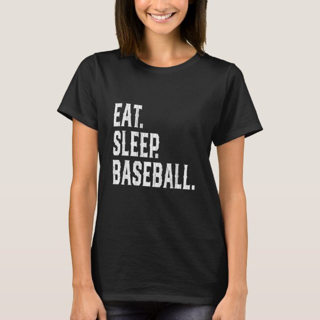 Upprepa Baseball-spelaren Lunt Ba T Shirt (Framsida)