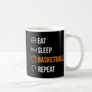 Upprepa basketboll i viloläge kaffemugg