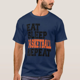 Upprepa basketboll i viloläge, lustigt Manar, Cool T Shirt
