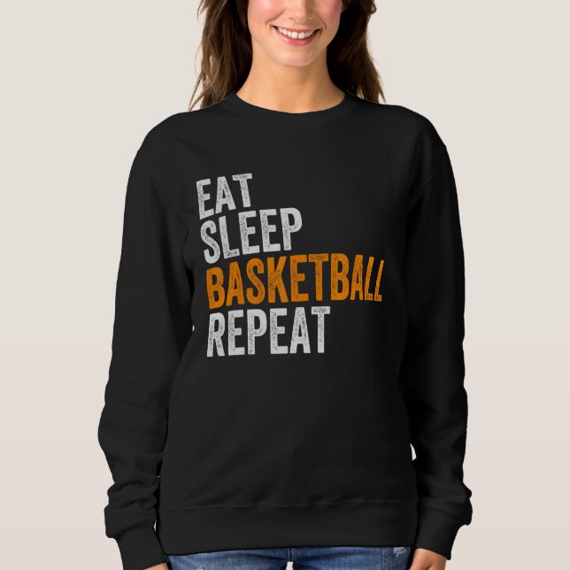 Upprepa basketboll i viloläge t shirt (Framsida)