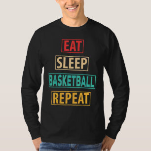 Upprepa basketbollens basketspelare Rou T Shirt