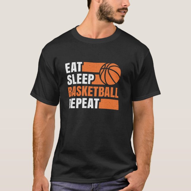 Upprepa basketbollens Manar T Shirt (Framsida)