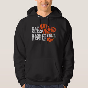 Upprepa basketbollspelare T-Sh i viloläge Hoodie
