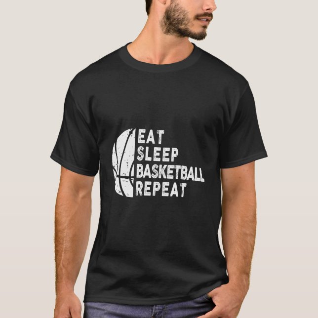 Upprepa basketbollspelaren Fläkt T Shirt (Framsida)