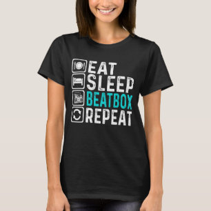 Upprepa beatboxning för strömsparläge t shirt