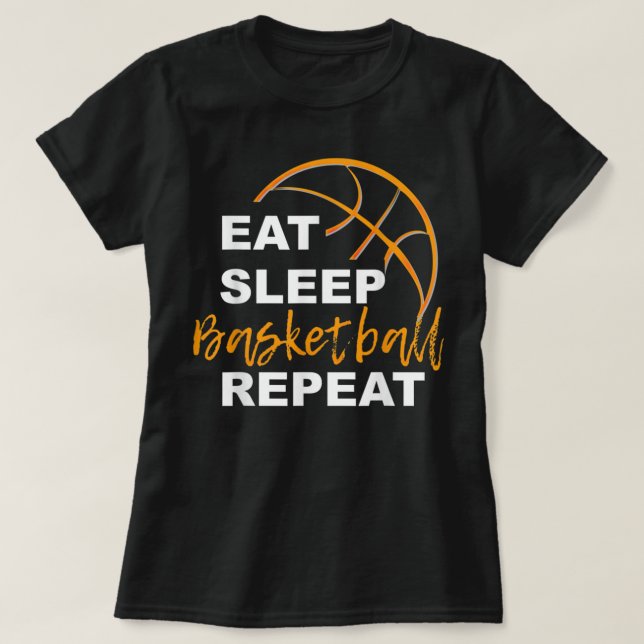 Upprepa beklädnad T-Shirt i viloläge (Design framsida)