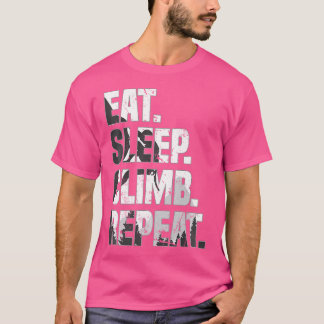 Upprepa bergsklätterbloggen för sömngång t shirt