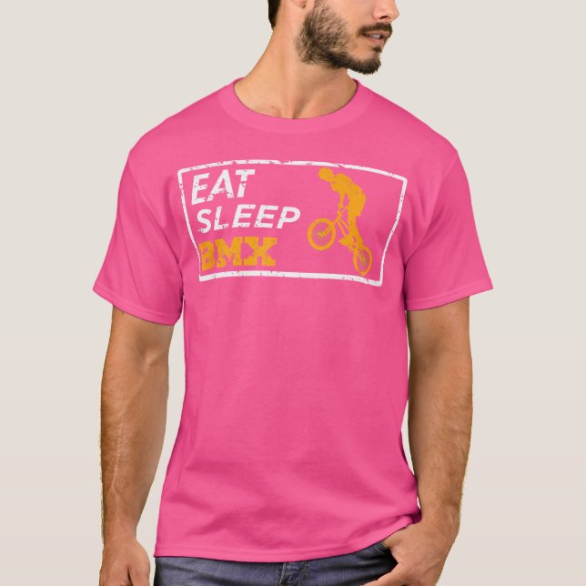 Upprepa bike-Tävla för Eat-viloläge T Shirt (Framsida)