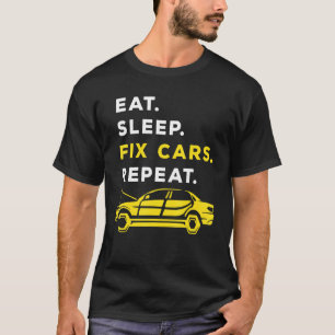 Upprepa bil med hjälp av Eat-viloläge T Shirt