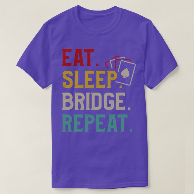 Upprepa Bridge Player i viloläge T Shirt (Design framsida)