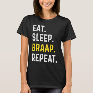 Upprepa bromsning av punktuppställning i viloläge t shirt