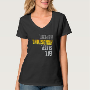 Upprepa Calisthenics Fitness Gy för Eat-vilohandta T Shirt