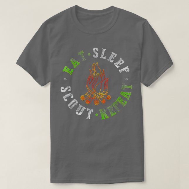 Upprepa camping i Älskare vid viloläge T Shirt (Design framsida)
