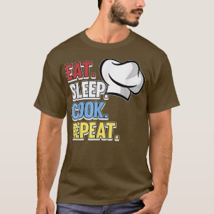 Upprepa Chef Cooking Kitchen Food Gr T Shirt