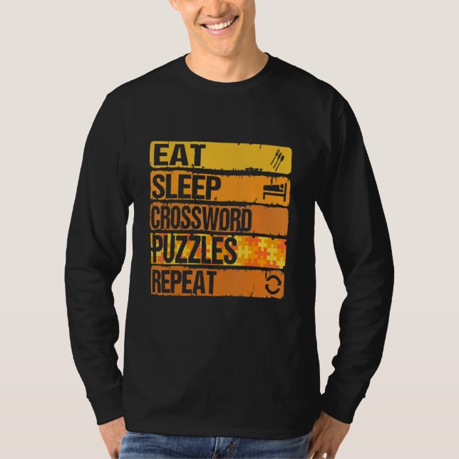 Upprepa Coola Pussel ReX i viloläge T Shirt (Framsida)