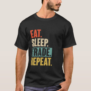 Upprepa den lustigt förekommande handelshandlaren  t shirt