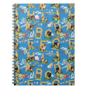 Upprepa design för Back to school ABC Anteckningsbok