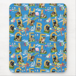 Upprepa design för Back to school ABC Musmatta