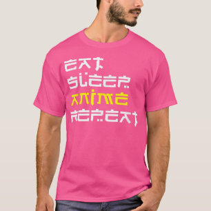 Upprepa design för en japansk manga i viloläge t shirt