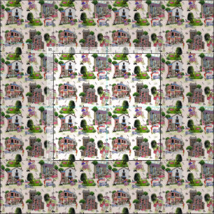 Upprepa design för Ice Cream Land Tyg