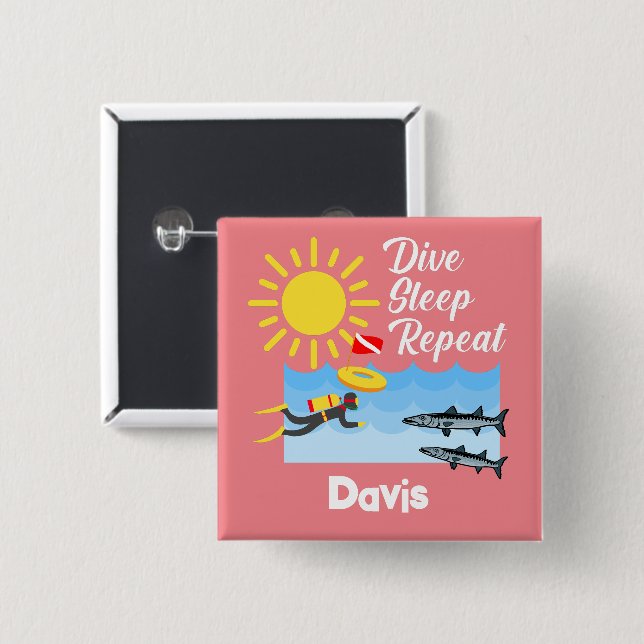 Upprepa design i viloläge - Knappen Kvadratisk Knapp (Framsida & baksida)