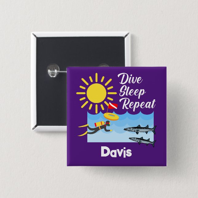 Upprepa design i viloläge - Knappen Kvadratisk Knapp (Framsida & baksida)