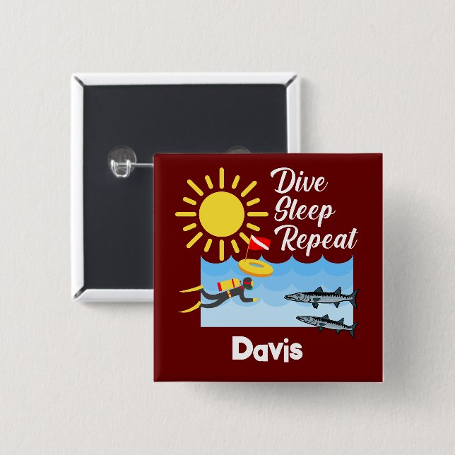 Upprepa design i viloläge - Knappen Kvadratisk Knapp (Framsida & baksida)