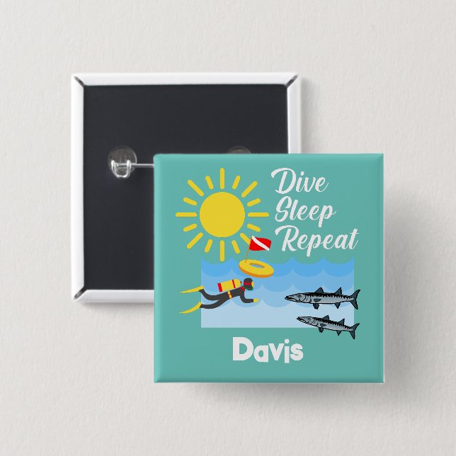 Upprepa design i viloläge - Knappen Kvadratisk Knapp (Framsida & baksida)