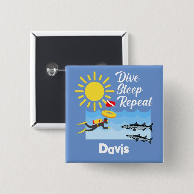 Upprepa design i viloläge - Knappen Kvadratisk Knapp (Framsida & baksida)