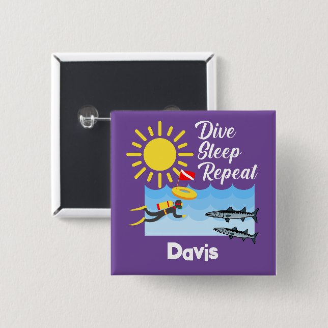 Upprepa design i viloläge - Knappen Kvadratisk Knapp (Framsida & baksida)