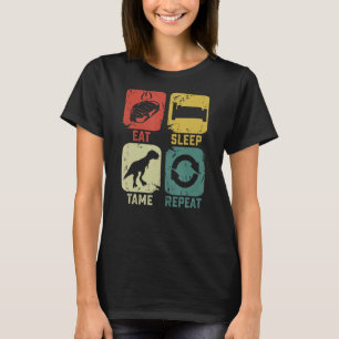 Upprepa Dinosaur-spel med stor lucka i viloläge g T Shirt
