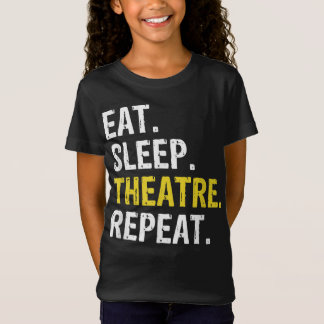Upprepa dramatikpresentdesignen för att äta sömnar t shirt