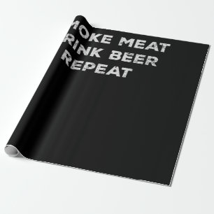 Upprepa dricksrök i Kött Funny BBQ Älskare Presentpapper